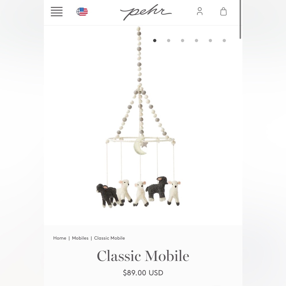 Pehr Little Lamb Mobile